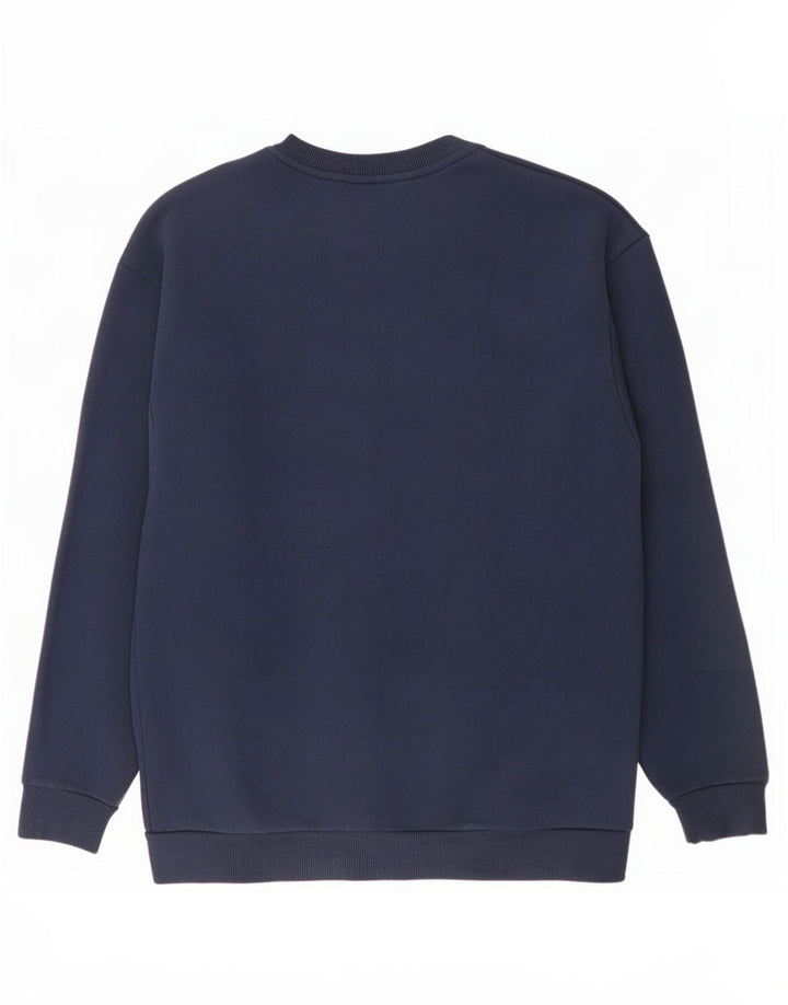 Ανδρικό γραφικό φούτερ Superdry Jumper Μικρό Navy Blue βαμβακερό