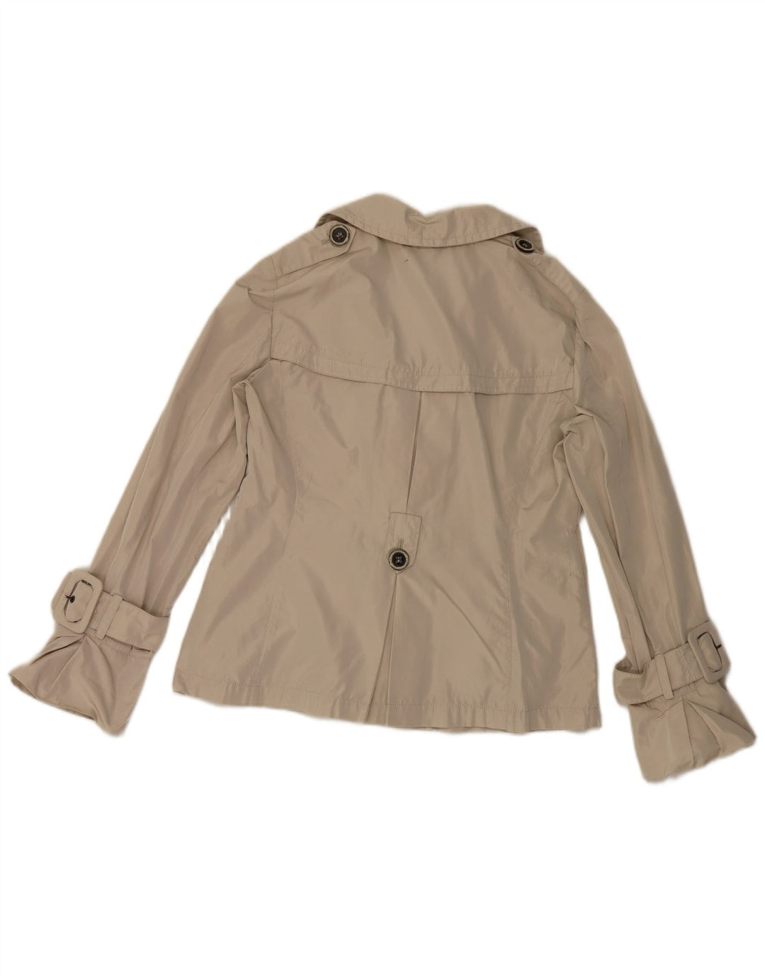 Γυναικεία κοντή καμπαρντίνα Marella UK 14 Large Beige Polyester