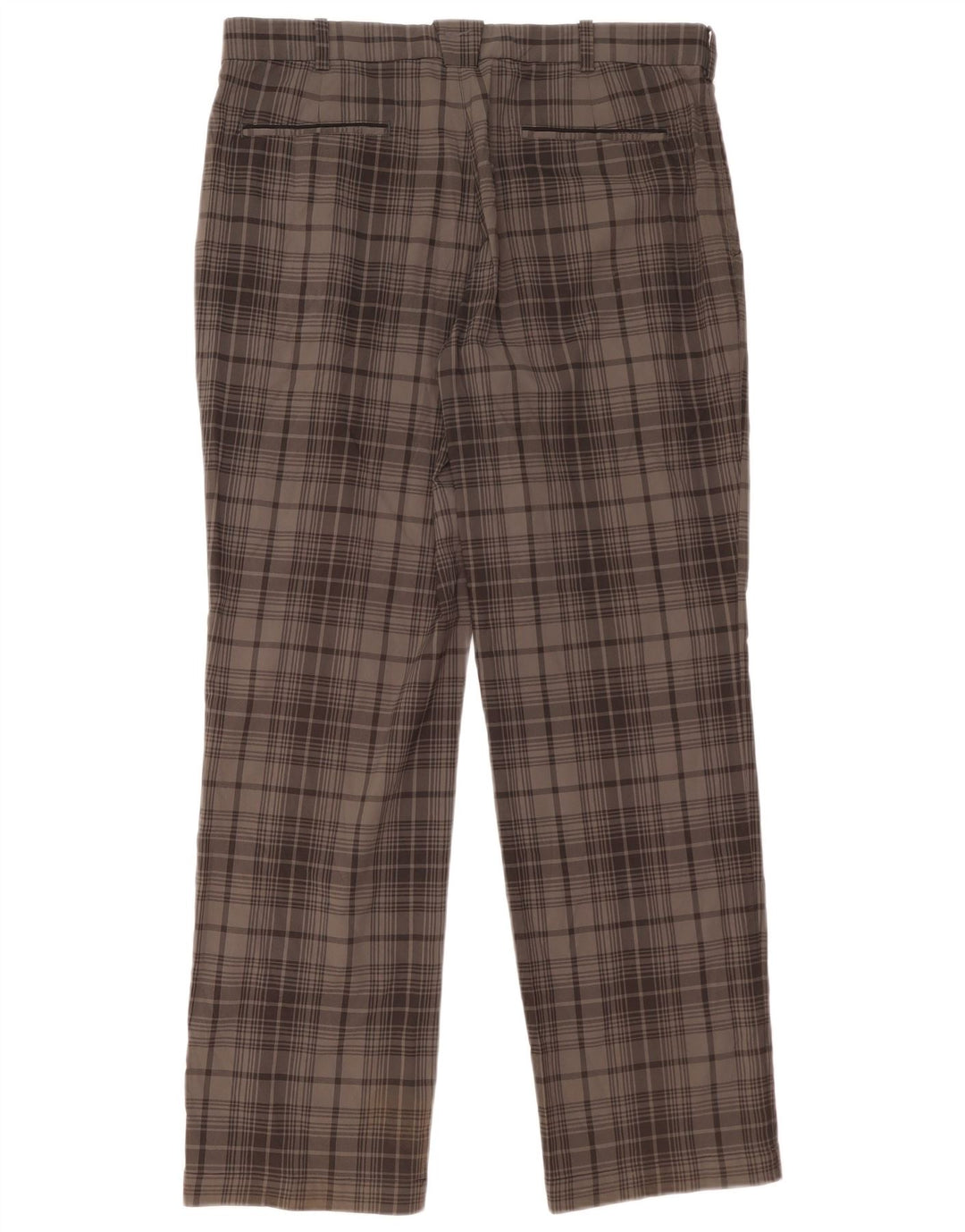 Ανδρικό NIKE Dri Fit ίσιο παντελόνι Chino W36 L32 Grey Check Polyester