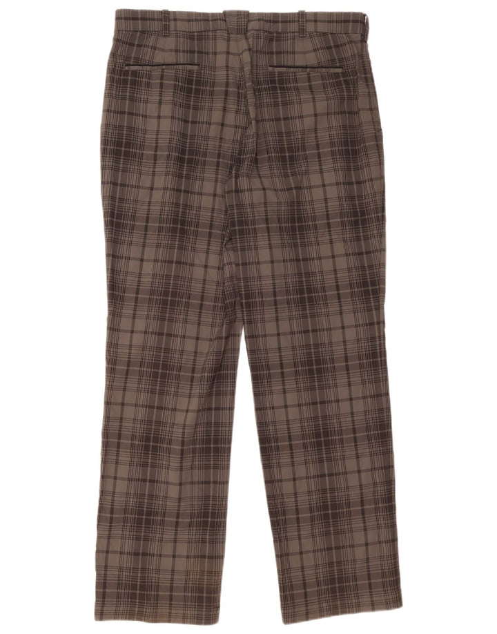 Ανδρικό NIKE Dri Fit ίσιο παντελόνι Chino W36 L32 Grey Check Polyester