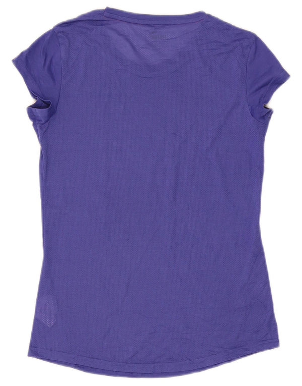Puma Γυναικείο T-Shirt Top UK 10 Small Purple Polyester