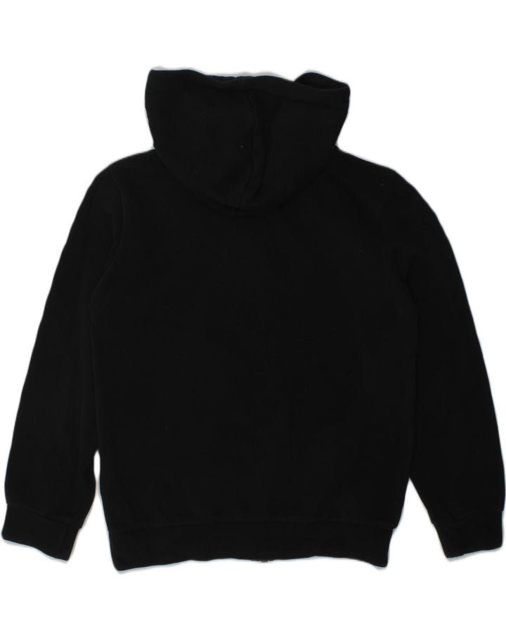 ADIDAS Boys Zip Hoodie Sweater 7-8 Years Black Cotton | Vintage Adidas | Thrift | Second-Hand Adidas | Used Clothing | Messina Hembry 
