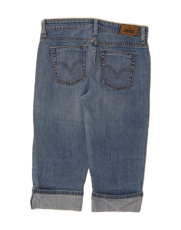 LEVI'S Womens 515 Capri Jeans US 6 Medium W30 L17 Blue Cotton Vintage Levi's and Second-Hand Levi's from Messina Hembry 