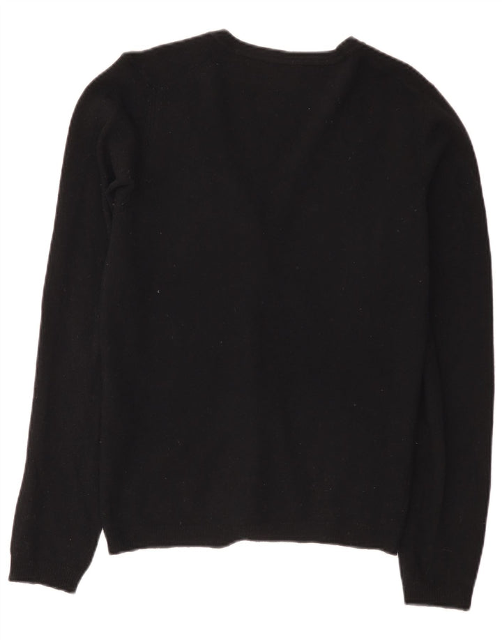 Γυναικείο πουλόβερ Benetton Cardigan UK 10 Small Black Wool