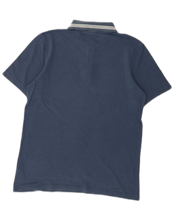 Ανδρικό μπλουζάκι Adidas Polo Μικρό Navy Blue βαμβακερό