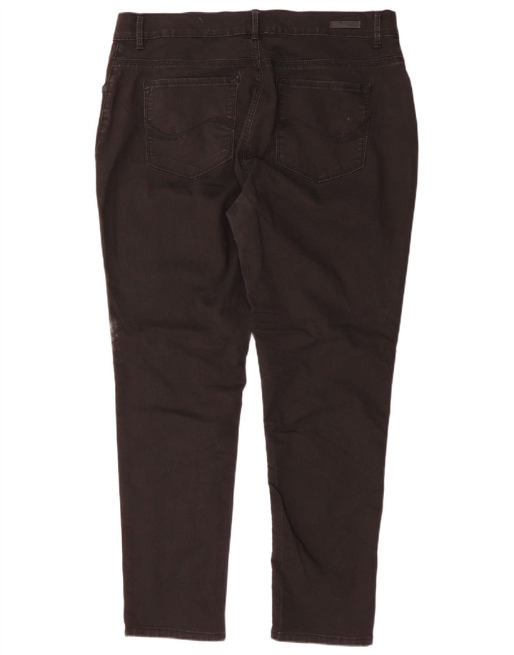 Lee Womens Easy Fit Slim Jeans US 18 2XL W36 L30 μαύρο βαμβακερό