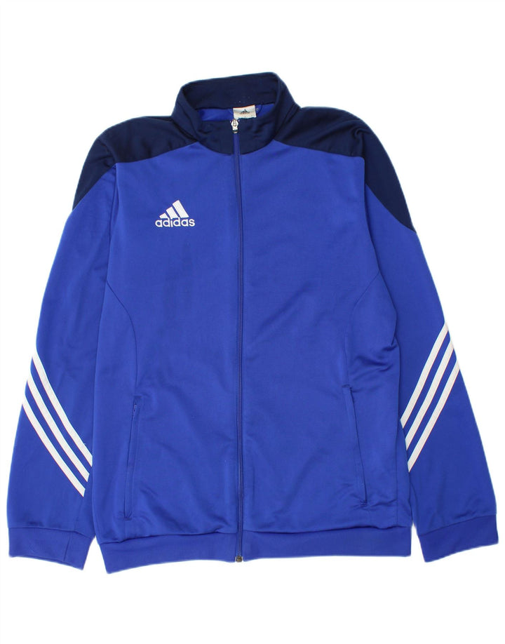 Ανδρική αθλητική φόρμα Adidas Top Jacket μεσαίου μπλε χρώματος πολυεστέρας