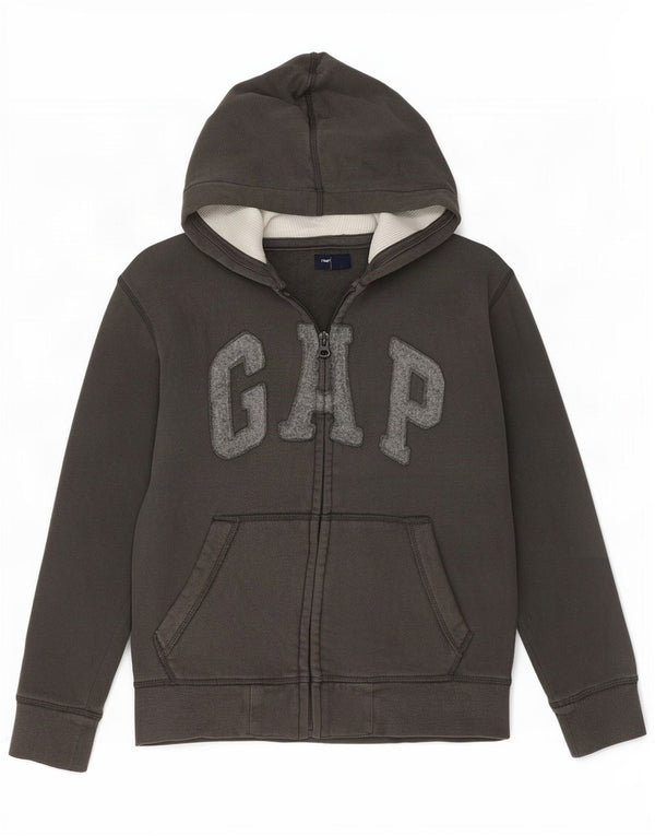 Πουλόβερ Gap Boys Graphic Zip Hoodie 8-9 ετών Γκρι βαμβακερό