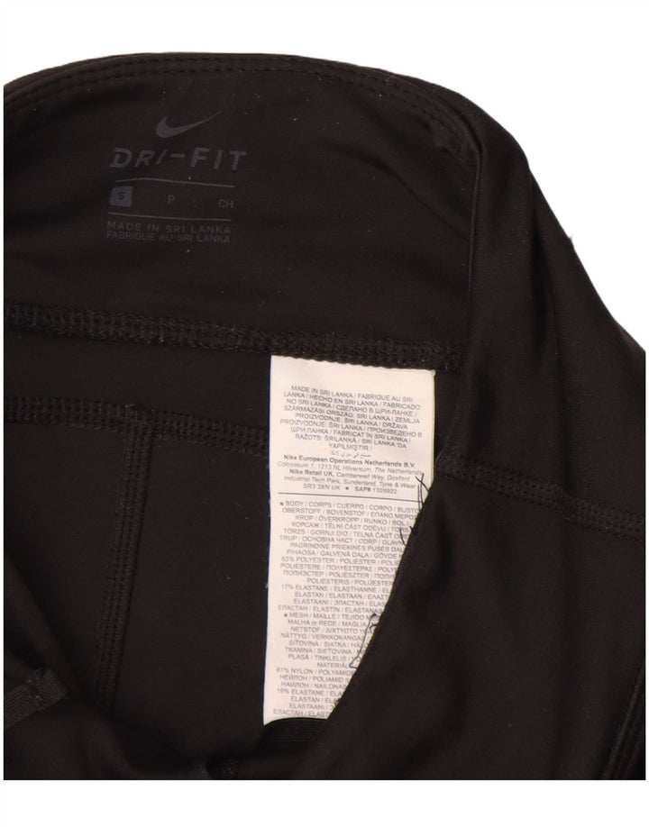 Γυναικεία κολάν NIKE Dri Fit UK 8 Small Black Polyester