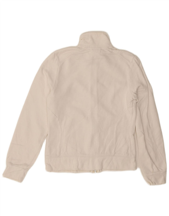 Γυναικεία αθλητική φόρμα Adidas Top Jacket UK 12 μεσαίο λευκό βαμβακερό