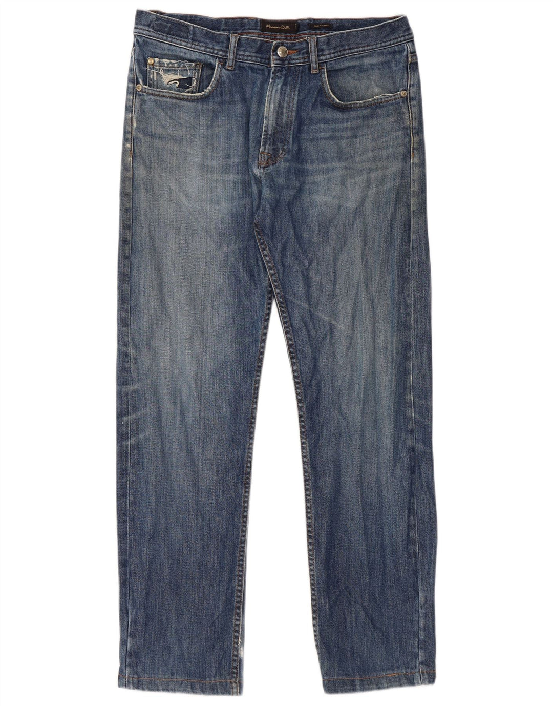 Massimo Dutti Ανδρικά στενά τζιν EU 42 Large W32 L29 Blue