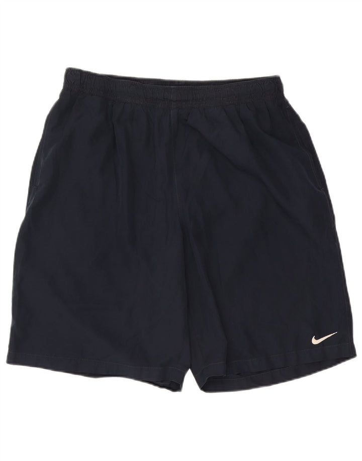 Ανδρικά γραφικά σορτς κολύμβησης Nike XL Navy Blue Polyester