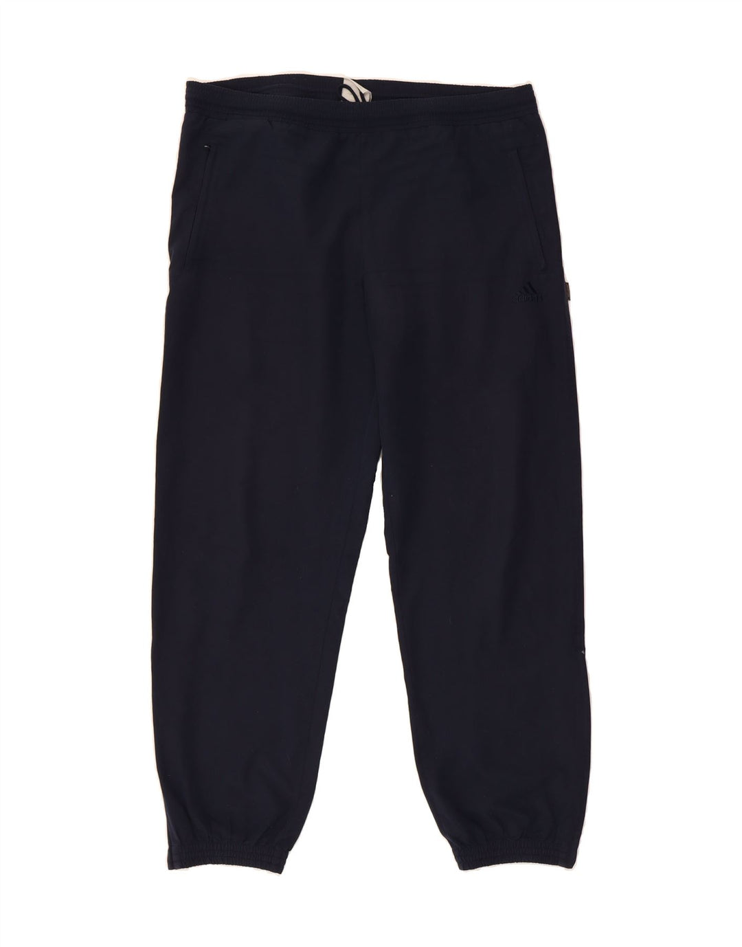 ADIDAS Mens Tracksuit Trousers Joggers Medium Navy Blue Polyester Vintage Adidas and Second-Hand Adidas from Messina Hembry 