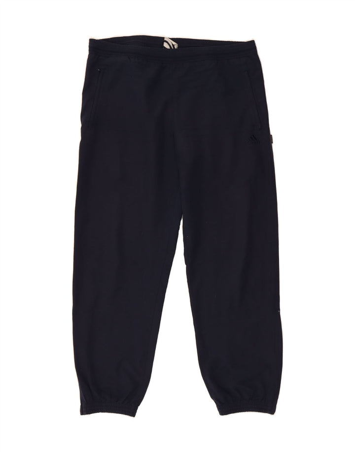 ADIDAS Mens Tracksuit Trousers Joggers Medium Navy Blue Polyester Vintage Adidas and Second-Hand Adidas from Messina Hembry 