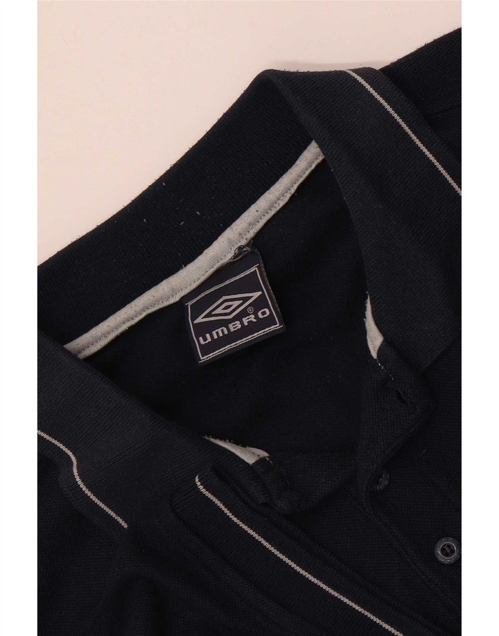 Ανδρικό πουκάμισο Umbro Polo XL Navy Blue Polyester