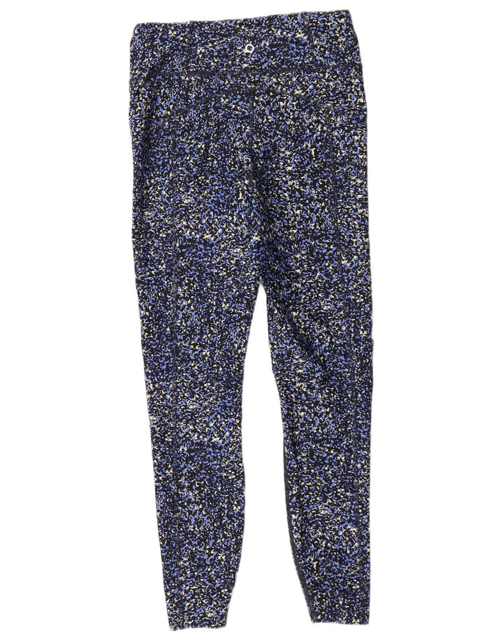 Marks & Spencer Γυναικεία κολάν UK 10 Small Blue Flecked Polyester