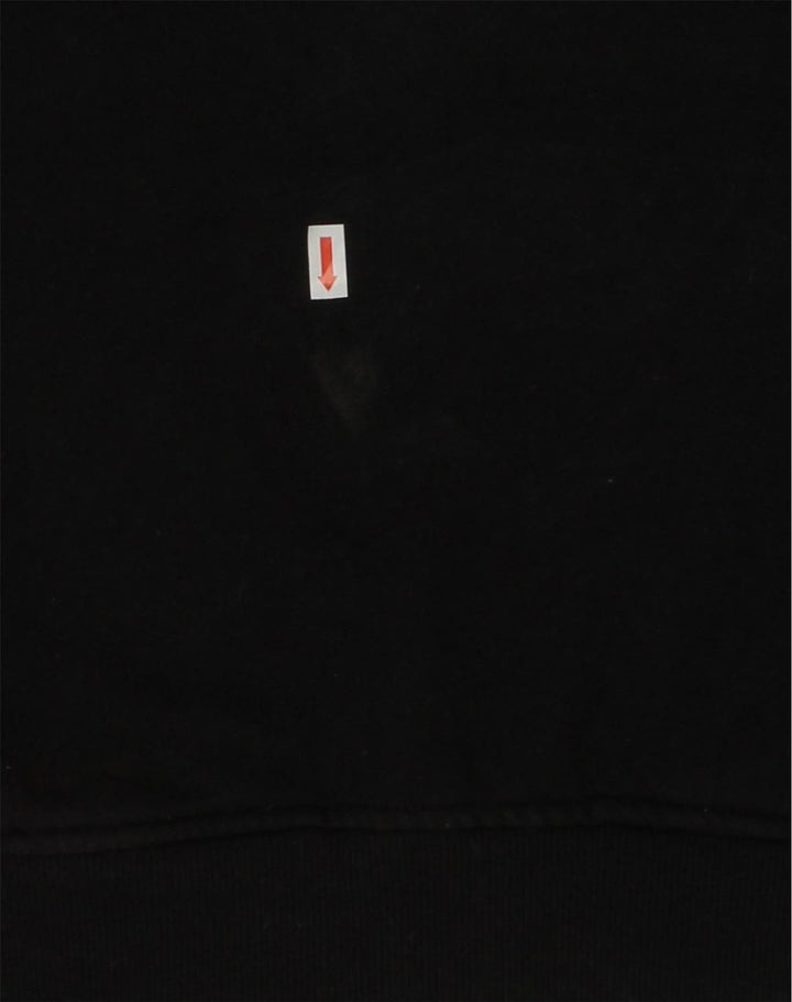 MOSSIMO Girls Graphic Hoodie Jumper 11-12 Years Black Cotton | Vintage Mossimo | Thrift | Second-Hand Mossimo | Used Clothing | Messina Hembry 