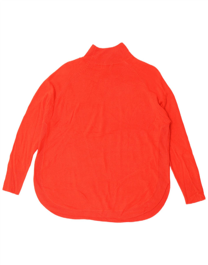 Marks & Spencer Γυναικείο πουλόβερ με λαιμό χελώνα UK 14 Medium Red