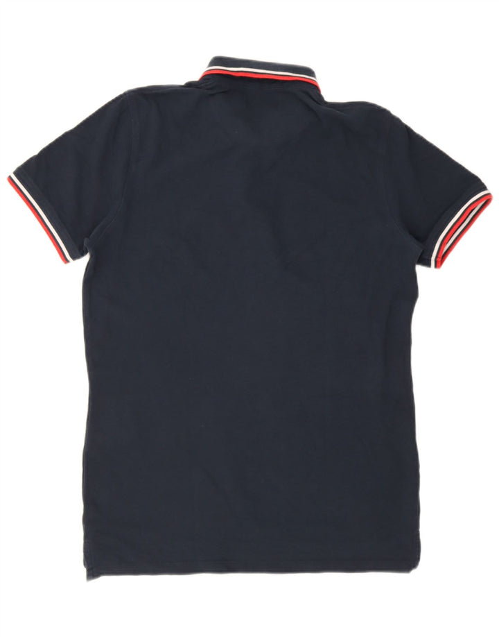 Ανδρικό μπλουζάκι πόλο Jack & Jones, μεσαίο ναυτικό, βαμβακερό