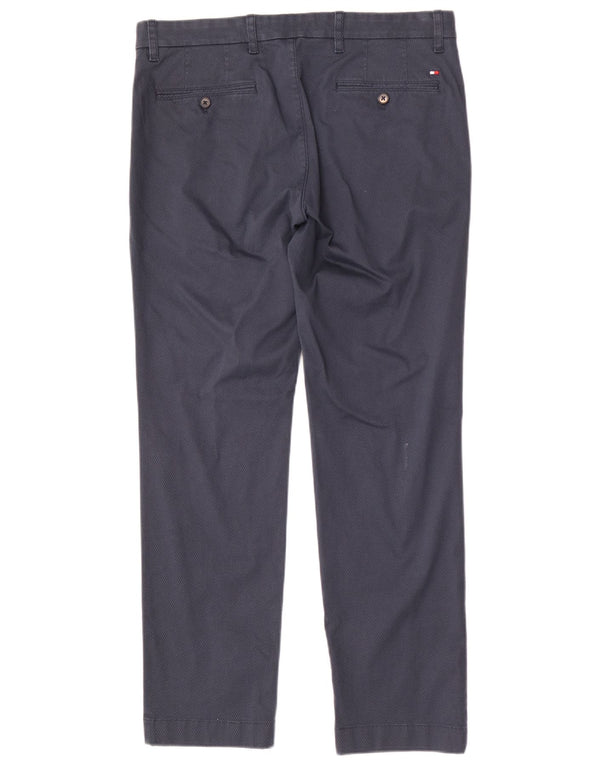 Tommy Hilfiger Ανδρικό ίσιο παντελόνι Chino W34 L30 Navy Blue Geometric