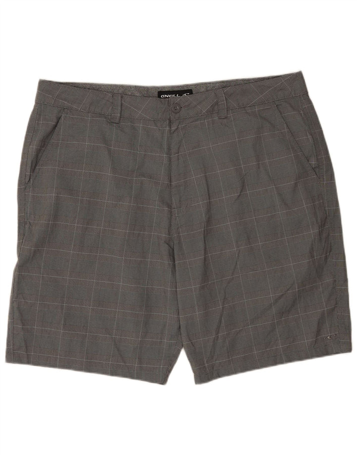 Ανδρικό σορτς Chino O'Neill W40 XL Grey Check Polyester
