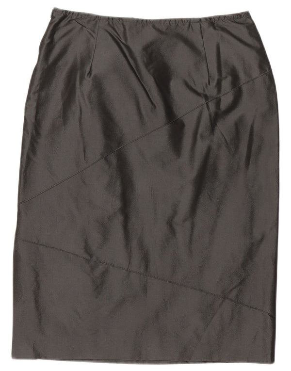 Max & Co. Γυναικεία Midi Φούστα UK 10 Small W28 Black Polyester
