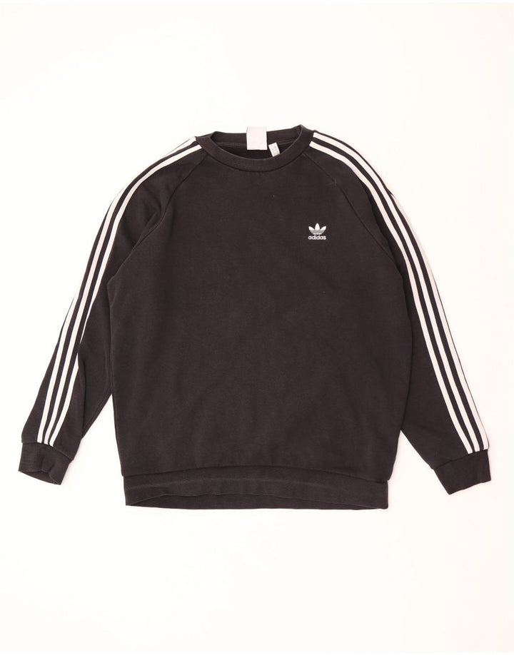 Ανδρικό φούτερ ADIDAS Jumper μεγάλο μαύρο βαμβακερό