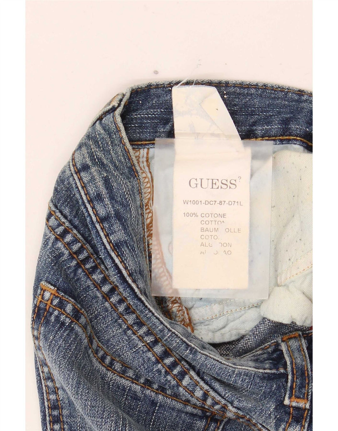 Γυναικείο τζιν Guess Flared W26 L32 Μπλε βαμβακερό