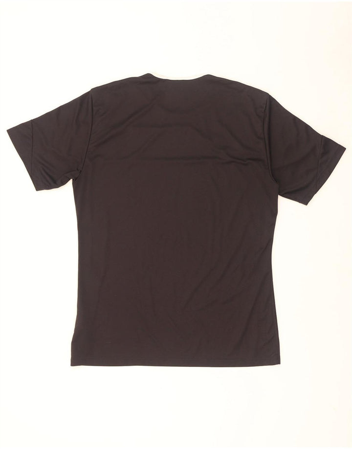 Ανδρικό T-Shirt Climalite Adidas Top Medium Black Colourblock Πολυεστέρας