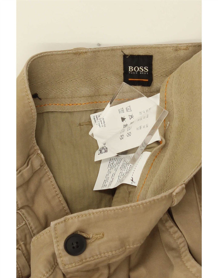 Ανδρικό σορτς Chino Hugo Boss W32 Βαμβακερό μεσαίο καφέ