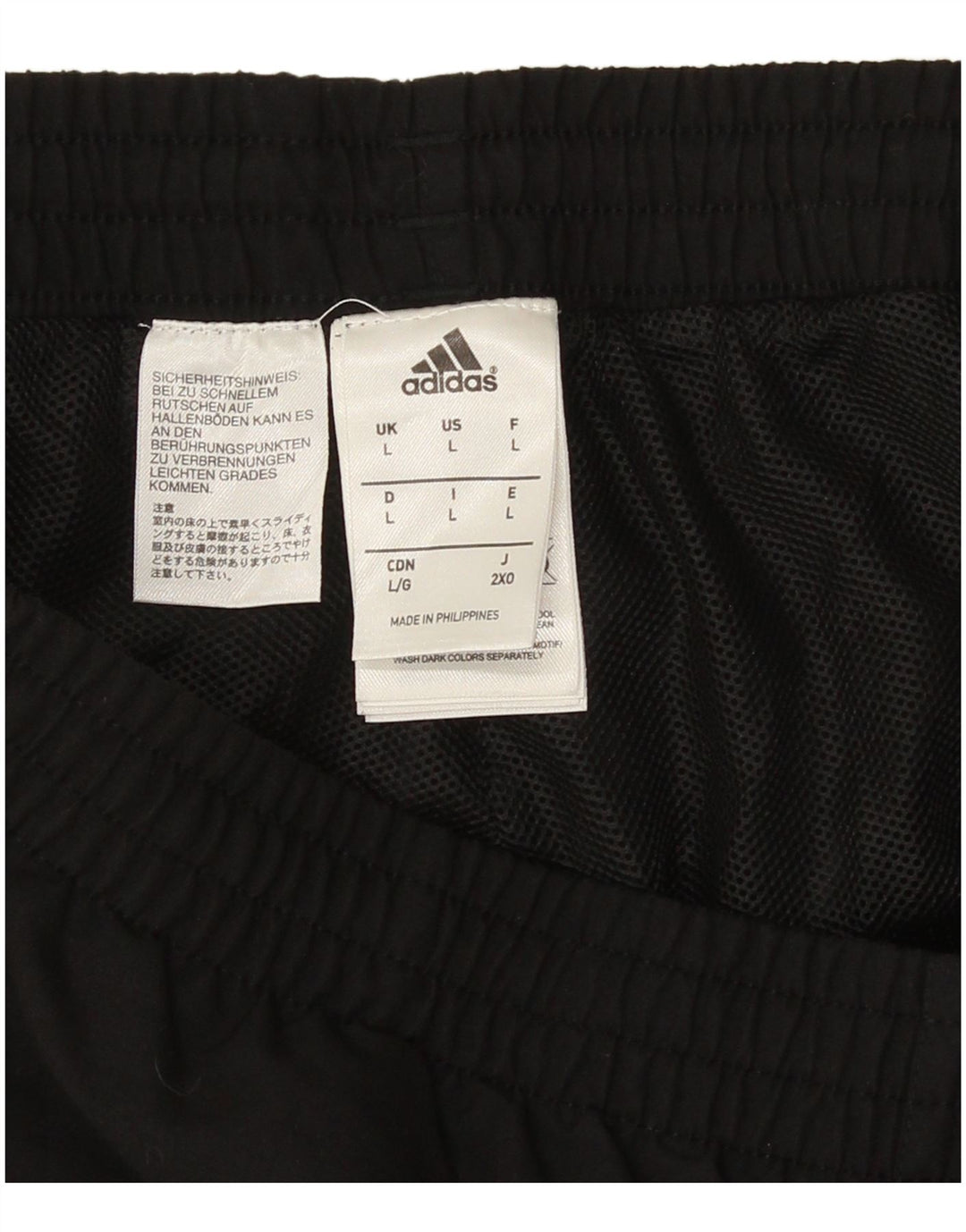 Ανδρική φόρμα Adidas Παντελόνι Joggers Μεγάλο Μαύρο Πολυεστέρα