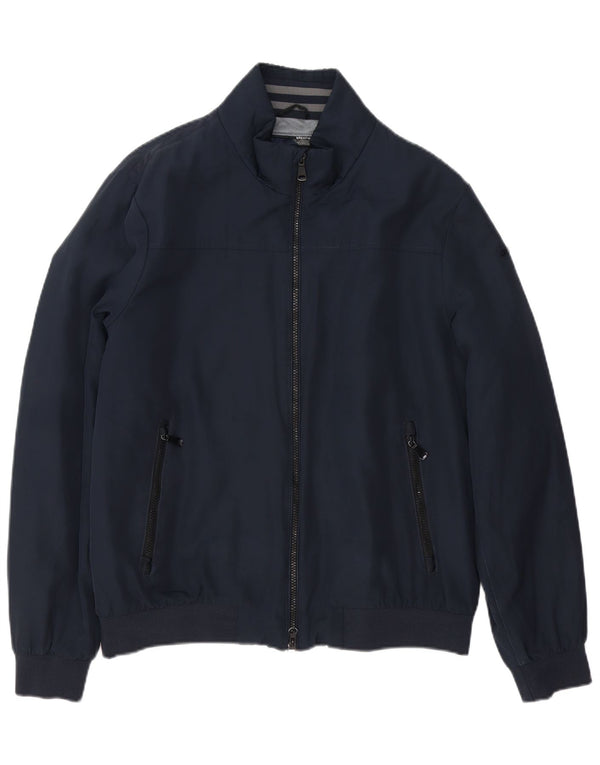 Ανδρικό μπουφάν Geox Bomber UK 44 2XL Navy Blue Polyester
