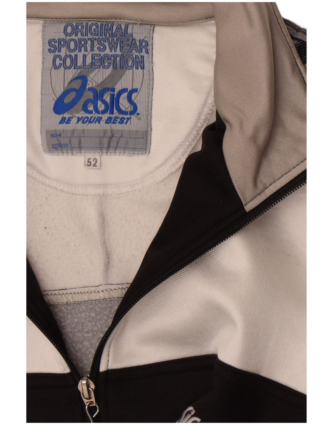 Ανδρική αθλητική φόρμα γραφικών Asics Top Jacket IT 52 Large Black Colourblock