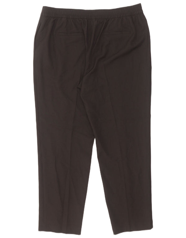 Marks & Spencer Γυναικεία Ψηλόμεση Παντελόνι UK 20 2XL W36 L30 Μαύρο