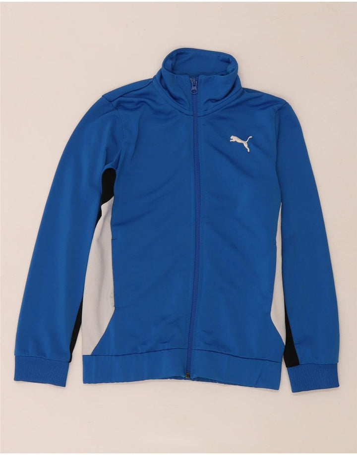 Μπουφάν Puma Boys αθλητική φόρμα 9-10 ετών μπλε πολυεστέρας