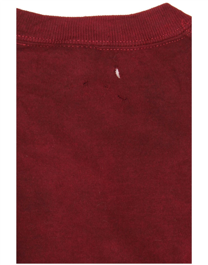 RUSSELL ATHLETIC Ανδρικό φούτερ Jumper Medium Burgundy Tie Βαμβακερή βαφή