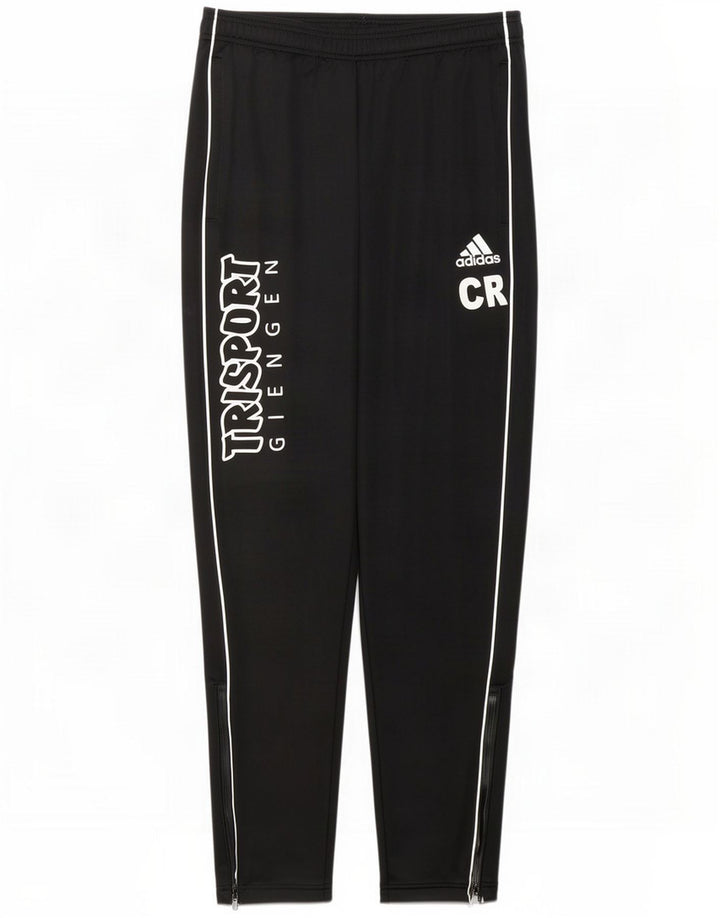 Adidas Ανδρικά γραφικά αθλητικά παντελόνια μεσαίου μαύρου πολυεστέρα