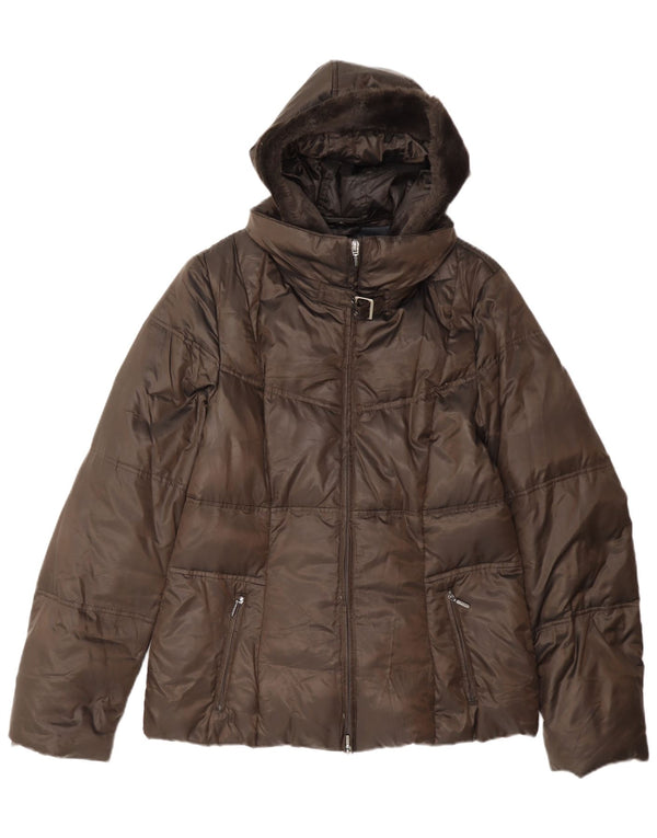 Γυναικείο μπουφάν Geox Respira με κουκούλα UK 10 Small Brown