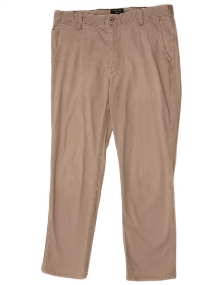 Ανδρικό παντελόνι Chino Dockers Slim W34 L29 Beige