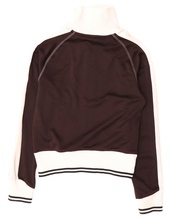 Γυναικεία φόρμα PUMA Crop Top Jacket UK 10 Small Black Colourblock