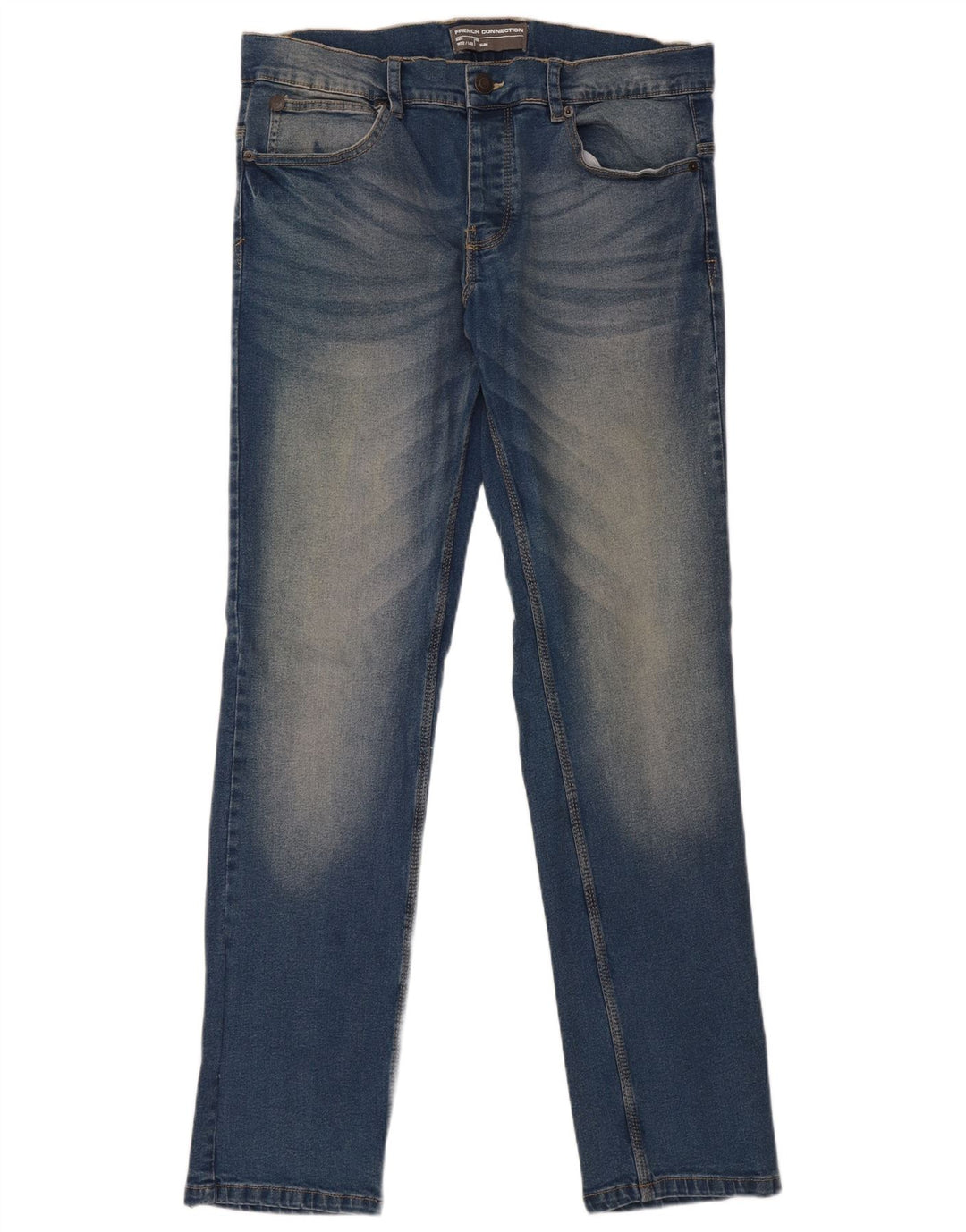 ΓΑΛΛΙΚΗ ΣΥΝΔΕΣΗ Γυναικείο Graphic Slim Jeans W32 L32 Μπλε Βαμβακερό