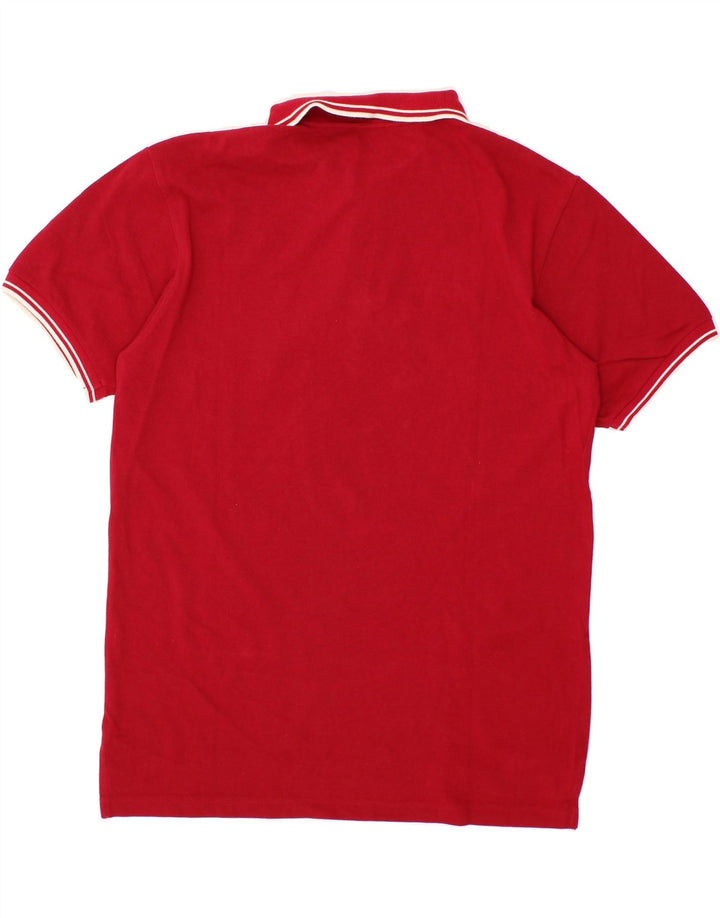 UMBRO Mens Polo Shirt Large Red Cotton Vintage Umbro and Second-Hand Umbro from Messina Hembry 