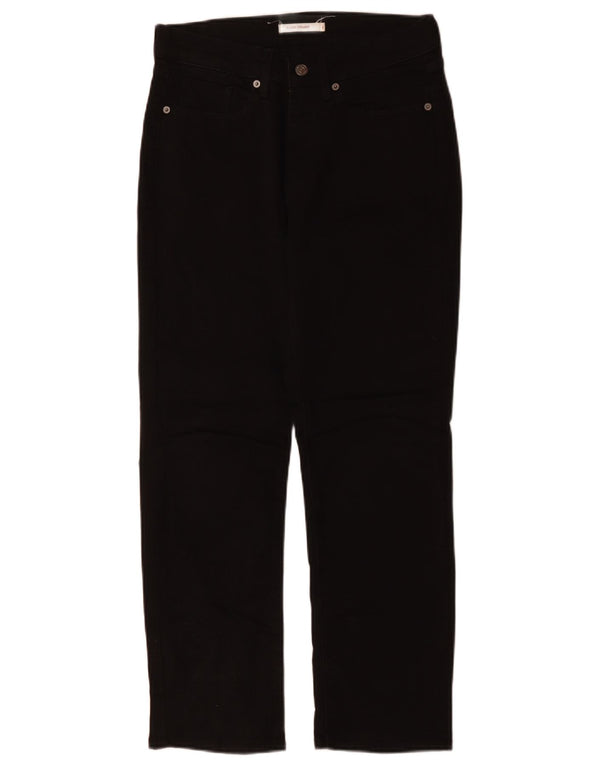 Γυναικείο τζιν LEVI'S Classic Straight US 6 Medium W30 L27 Μαύρο βαμβακερό