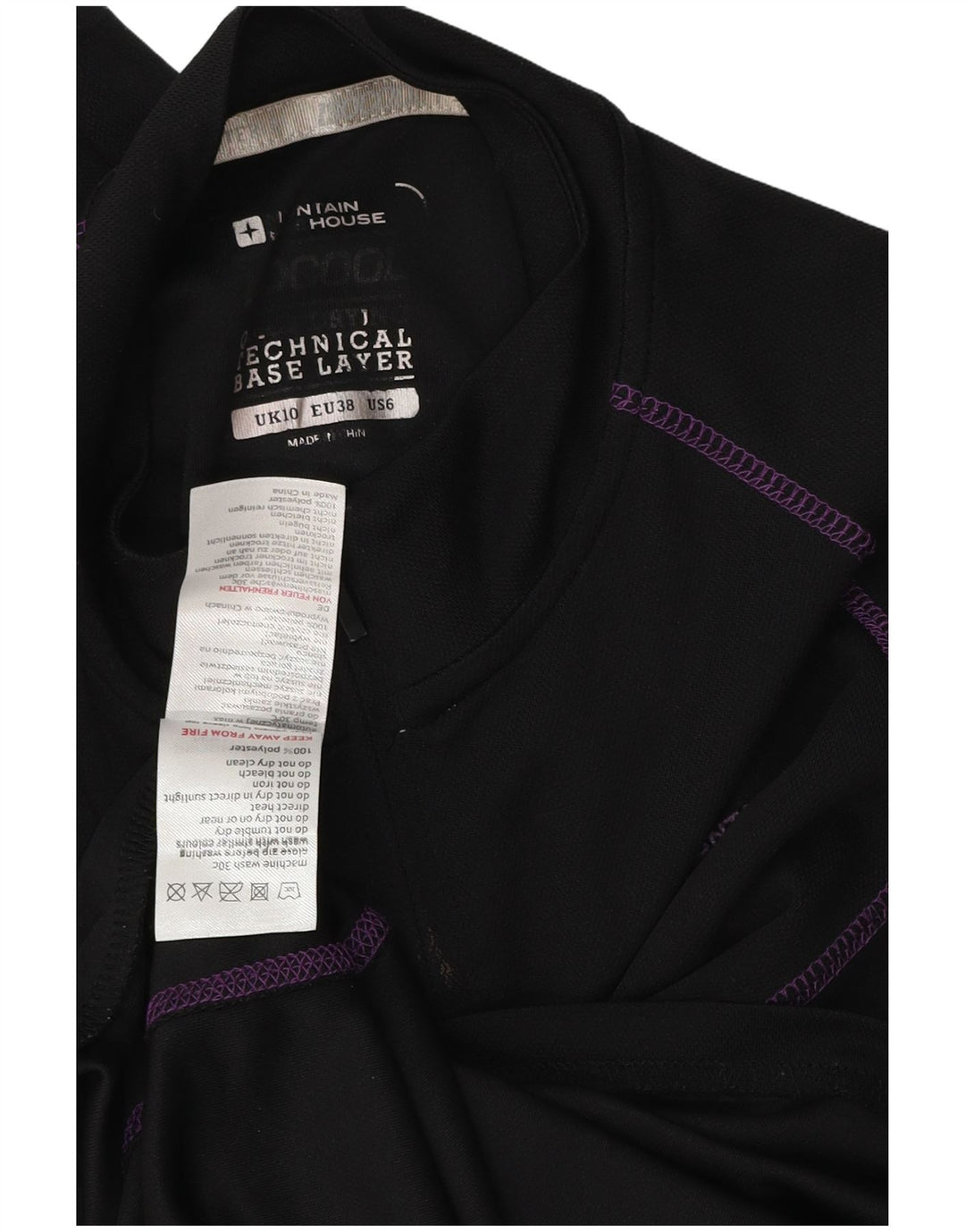 Mountain Warehouse Γυναικεία φόρμα πουλόβερ Top UK 10 Small Black
