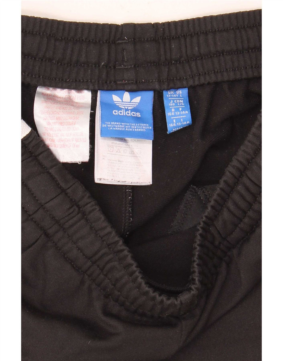 Adidas Boys Sport σορτς 13-14 ετών μαύρο πολυεστέρα