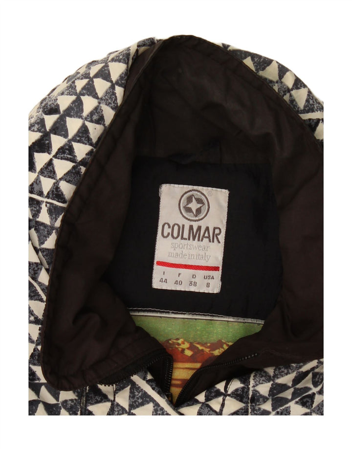 Colmar Γυναικείο μπουφάν με επένδυση US 8 Medium Navy Blue Geometric