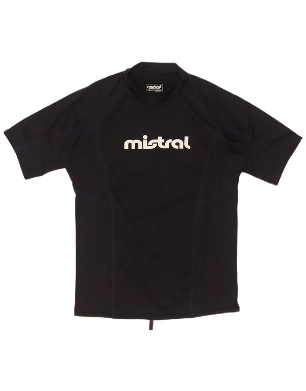 Mistral Boys Graphic T-shirt Top 13-14 ετών 2XL Navy Blue Polyester
