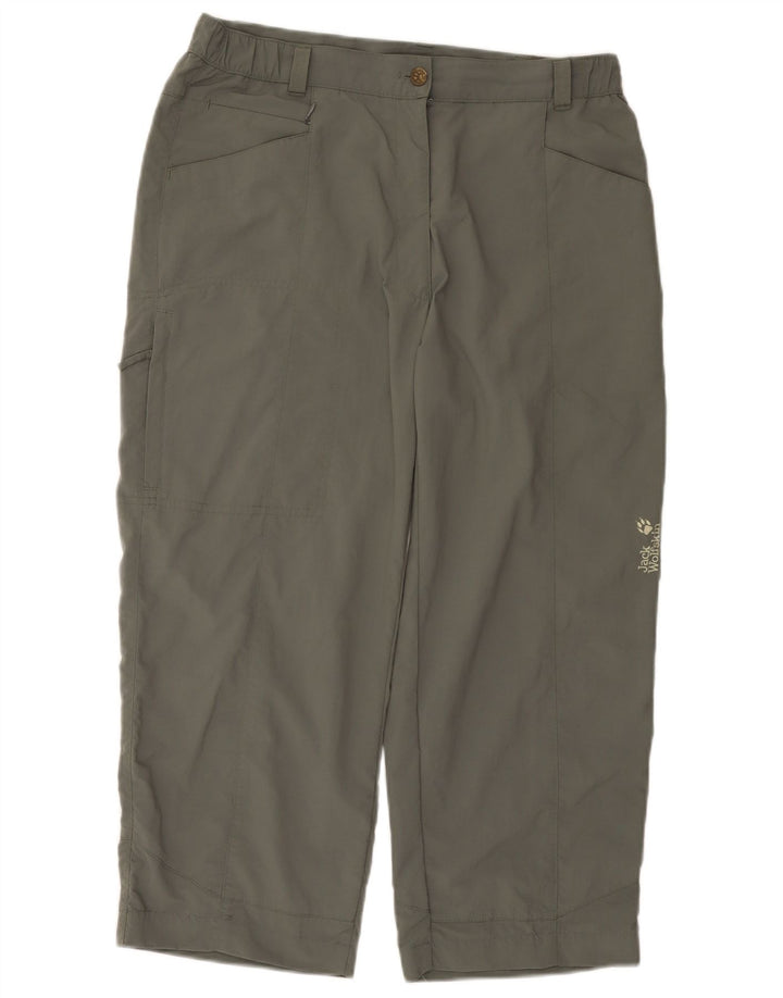 Jack Wolfskin Γυναικείο Παντελόνι Cargo Cropped W32 L23 Khaki Polyamide