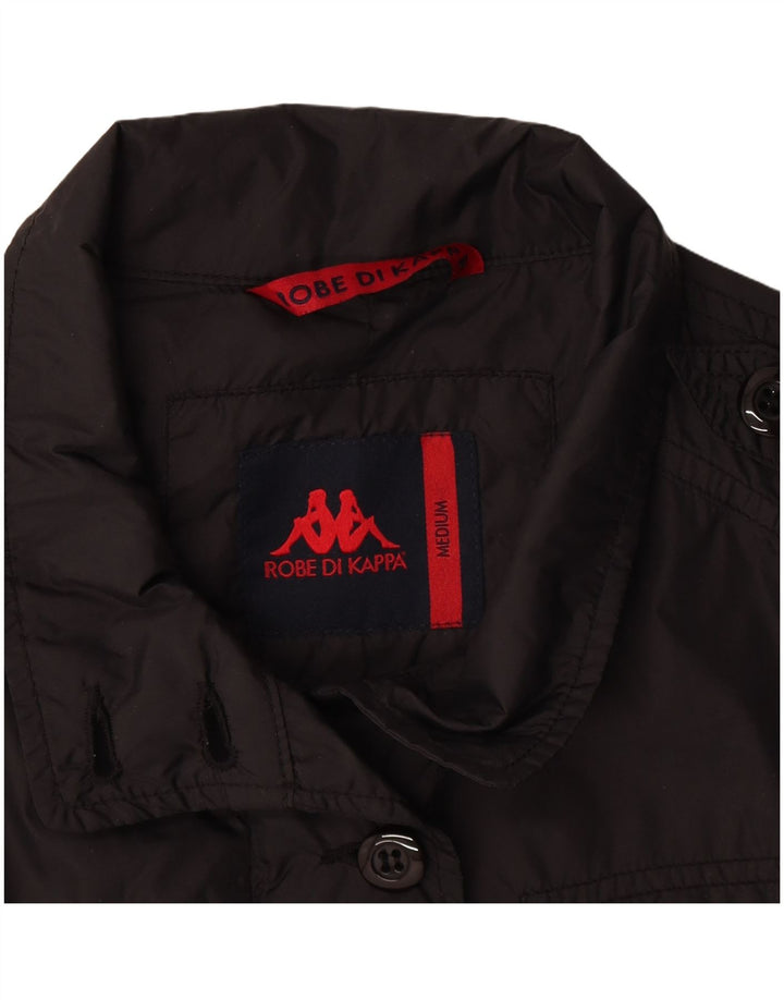 Kappa Γυναικείο Military Jacket UK 14 Medium Black Polyamide