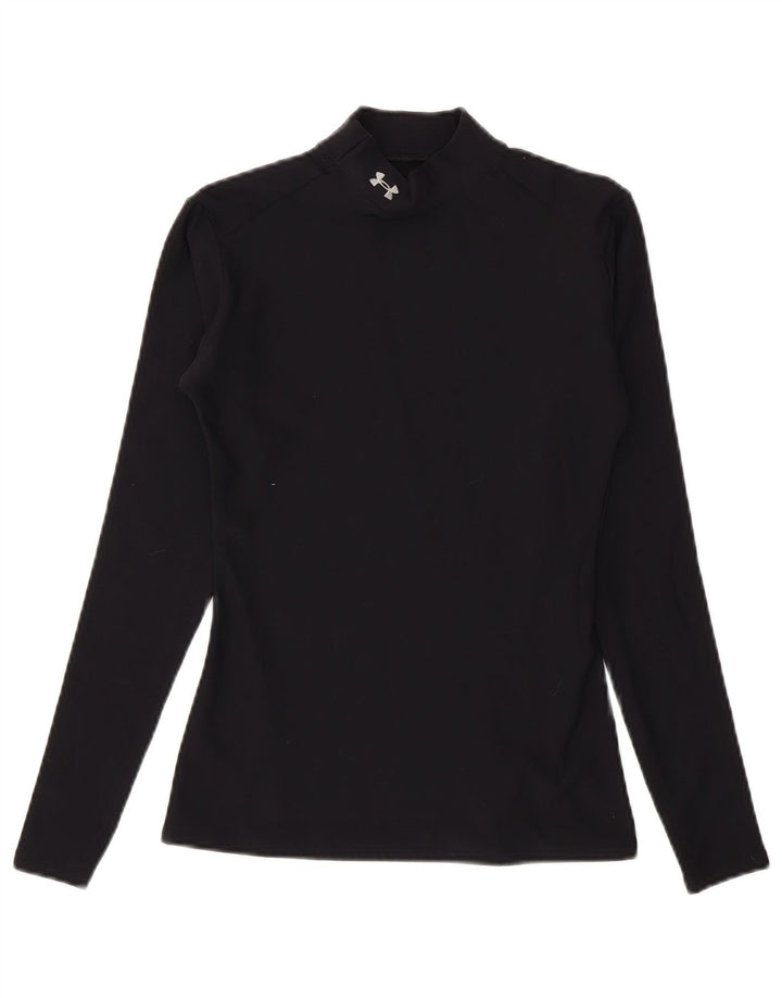 Under Armour Γυναικείο Cold Gear Μακρυμάνικο UK 12 Medium Black Nylon